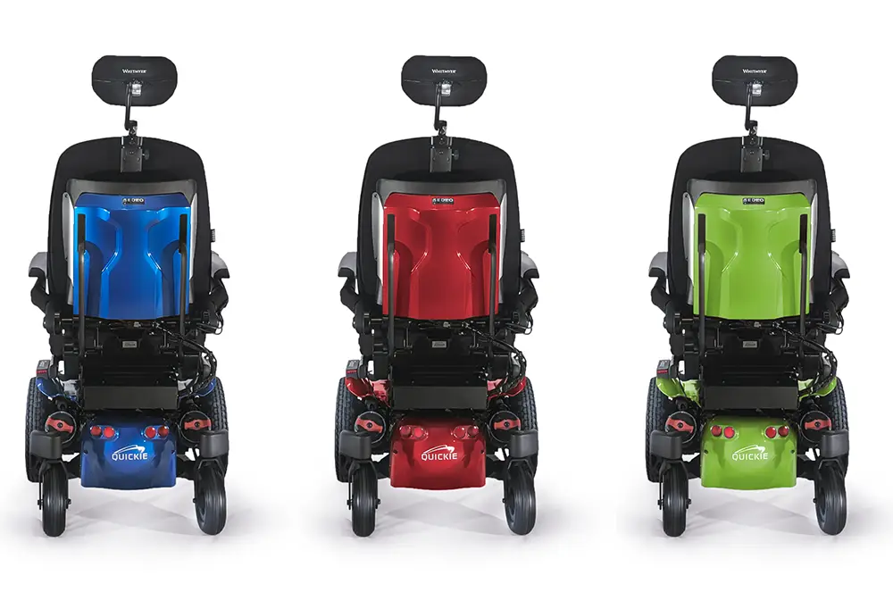 Painted base and back shrouds