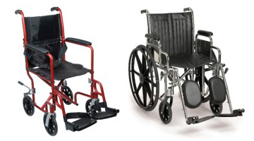 Transport wheelchairs