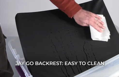 JAY GO Backrest: Easy to Clean