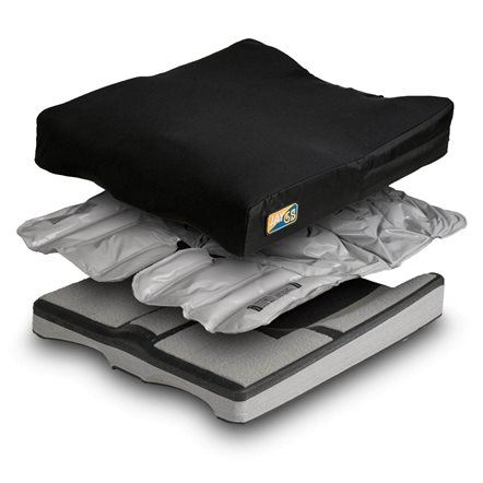 Gel E Skin Protection Wheelchair Seat Cushion, 16 x 16 x 3